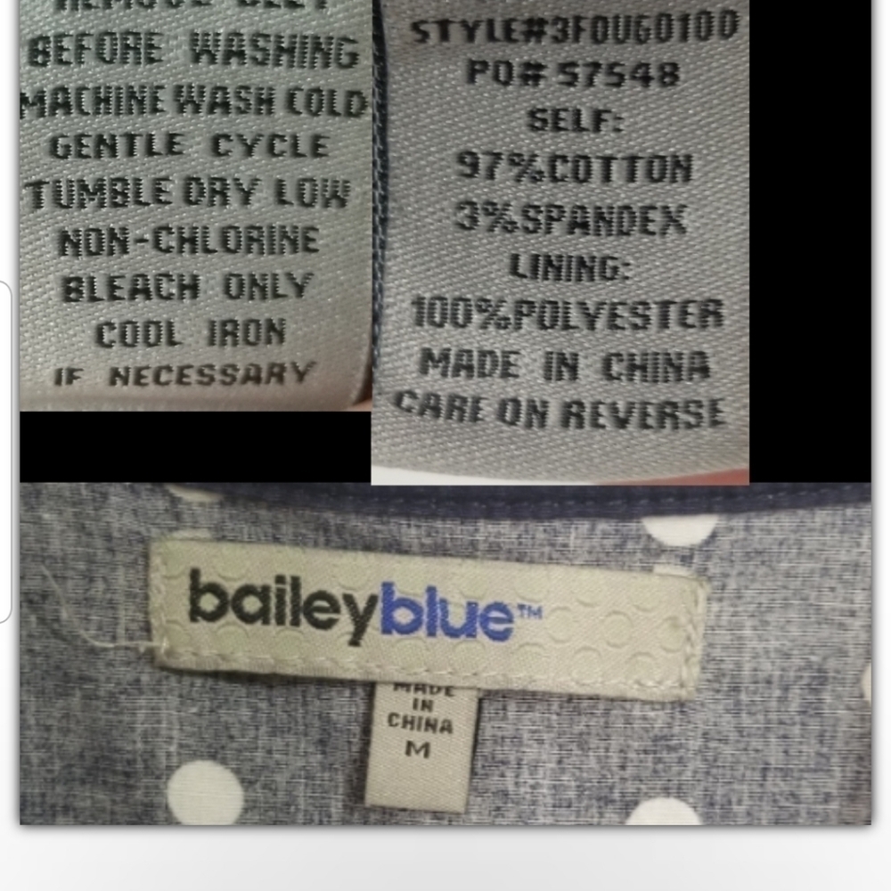 Bailey Blue polka dot dress - Picture 3 of 4